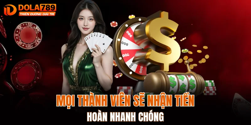Mọi thành viên sẽ nhận tiền hoàn nhanh chóng